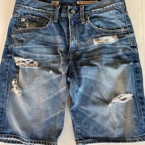(AG) Adriano Goldschmied Ex Boyfriend Denim Shorts